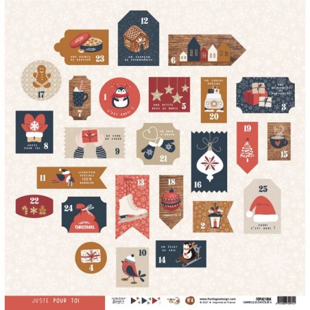 Floriléges Carte da Scrap - Cannelle & Chocolate - 8