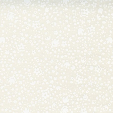 Tessuto Moda Fabrics Dove Wing Fiori - 1