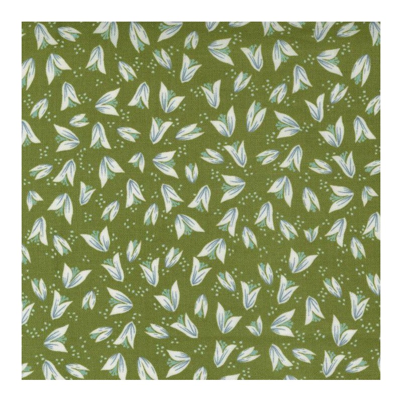 Tessuti Moda Fabrics Prairies Praise Tulipani - 1