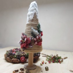 Albero con Stella di Natale 3D - 1