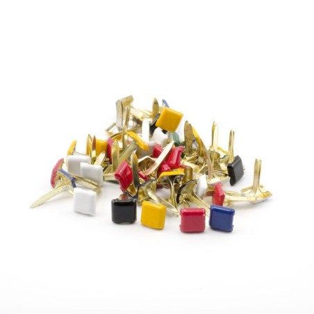 Vaessen Creative - Fermacampioni Quadrati Colorati - 1