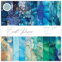 craft paper pad ink drops