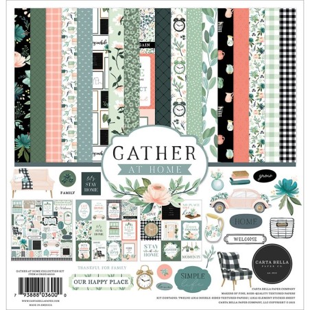 Carta Bella Paper Pad - Gather At Home - 10