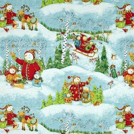 Tessuto Natale - Winter Woodlands - 1