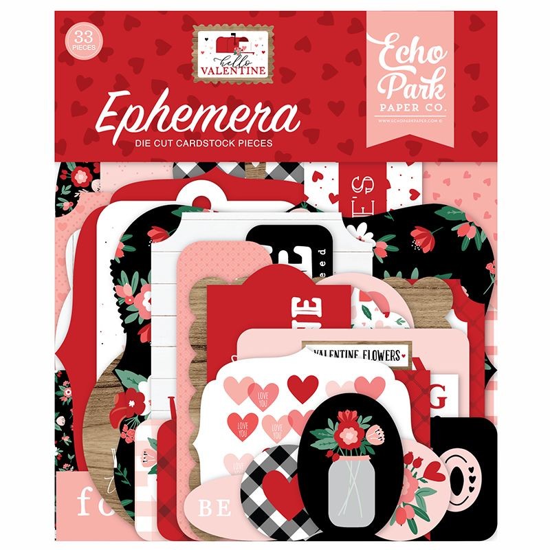 Echo Park Ephemera - Hello Valentine - 3
