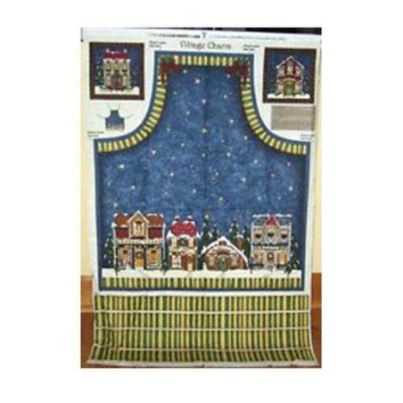 Tessuto Natale - Village Charm 281145 - 1