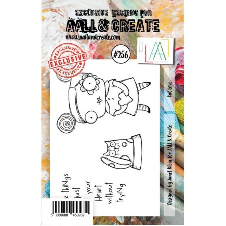 Aall & Create Stamp - Cat Love - 1