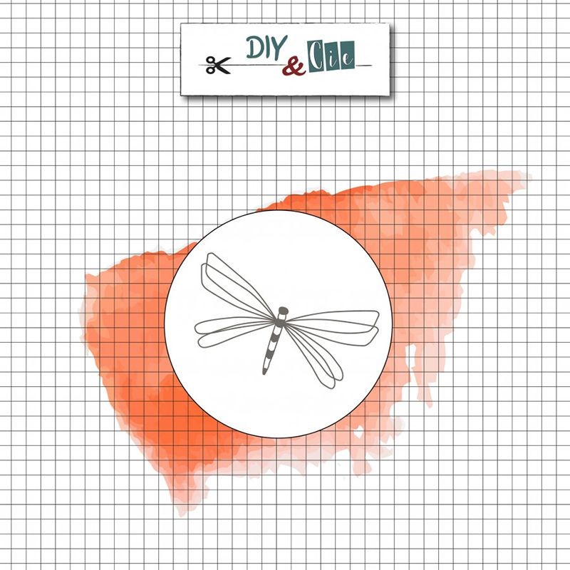 Sigillo in Ottone - Libellule - 1