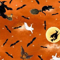 Tessuto Halloween - Pumpkin Hollow 065895 - 1