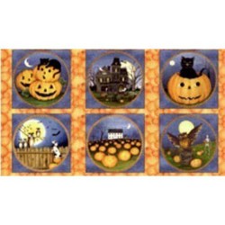 Tessuto Halloween - Pumpkin Hollow 061859 - 1
