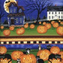 Tessuto Halloween - Pumpkin Hollow 062487 - 1