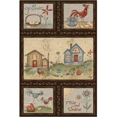 Tessuto Pasqua - Home to Roost 245831-43 - 1