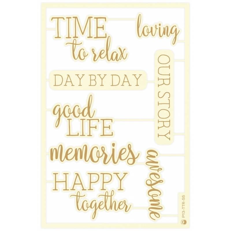 Piatek13 Embellishments - Time to Relax - 1