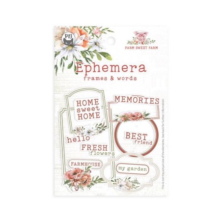 Piatek13 Ephemera Frames&Words - Farm Sweet Farm - 2