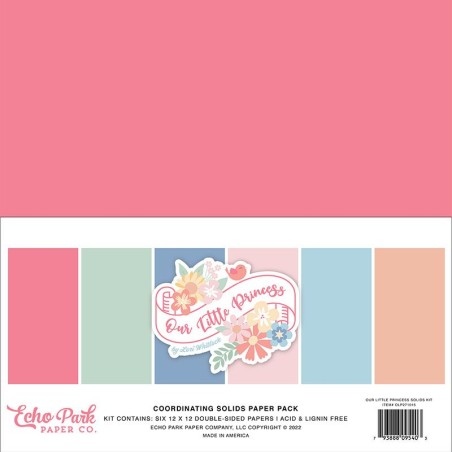 Echo Park Paper Pad - Our Little Princess Coordinating - 4