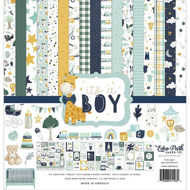 Echo Park Paper Pad - It's A Boy - 10