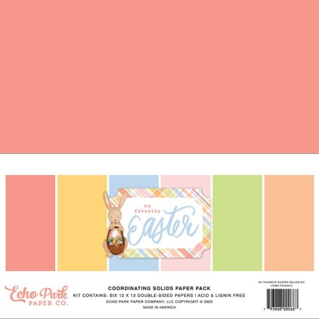 Echo Park Paper Pad - My Favorite Easter Coordinating - 4