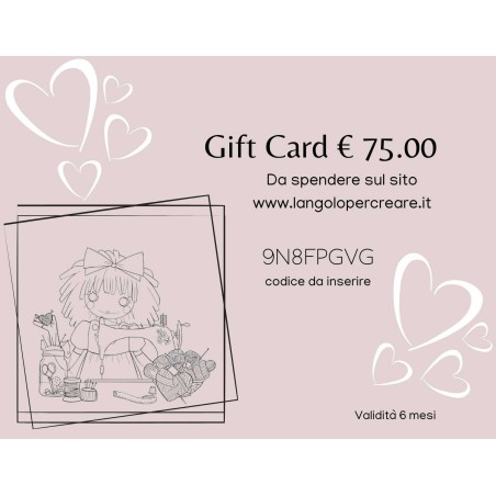 Carta Regalo da 75 € - 1