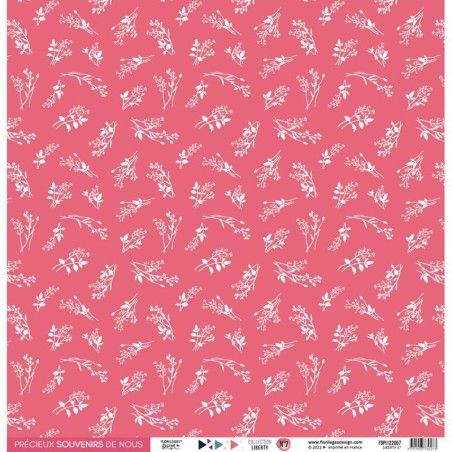 Floriléges Carte da Scrap - Liberty - 14