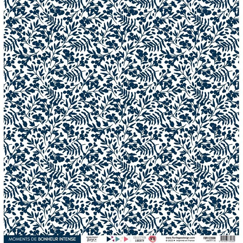 Floriléges Carte da Scrap - Liberty - 16