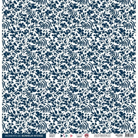 Floriléges Carte da Scrap - Liberty - 16