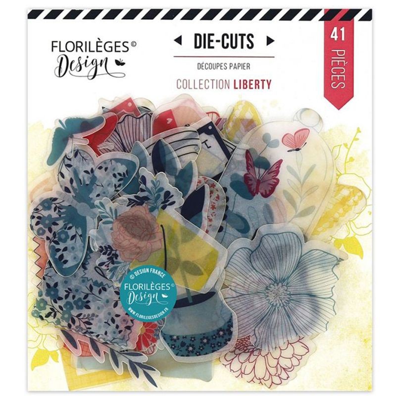 Floriléges Die Cuts Vellum - Liberty - 2