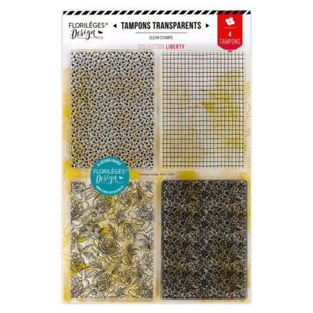 Floriléges Clear Stamps - Textures Liberty - 2