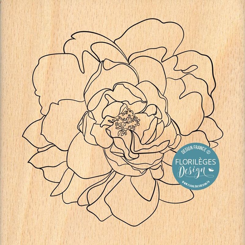 Timbro Floriléges - Fleur éclose - 1