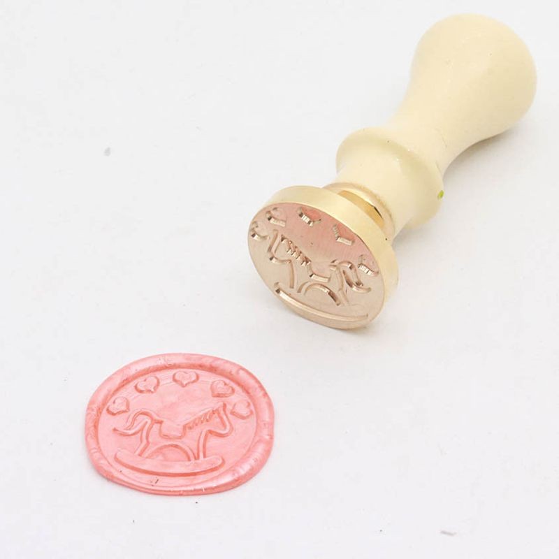 Sigillo in Ottone - Cavalluccio a Dondolo - 1