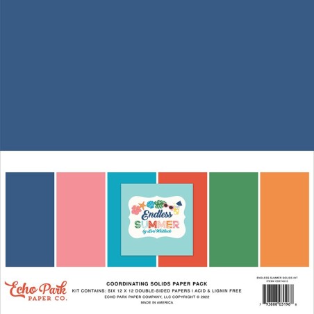 Echo Park Paper Pad - Endless Summer Coordinating - 4