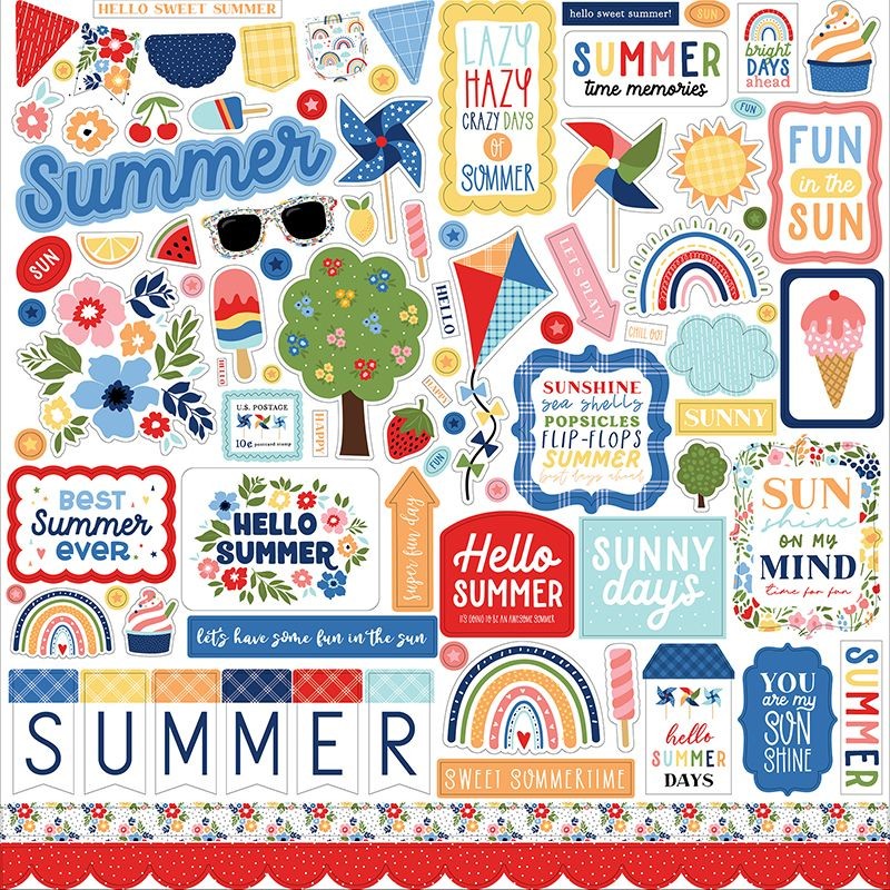 Echo Park Paper Pad - My Favorite Summer - 9