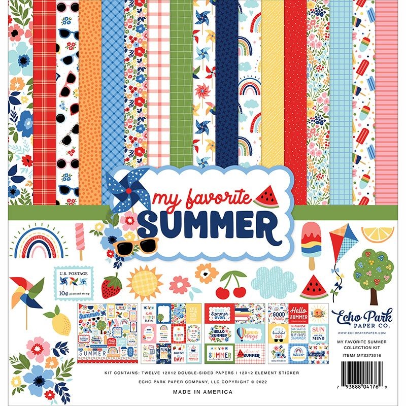 Echo Park Paper Pad - My Favorite Summer - 10