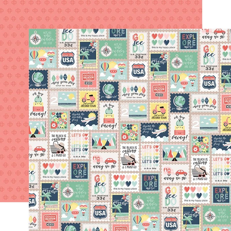 Echo Park Paper Pad - Away We Go - 4