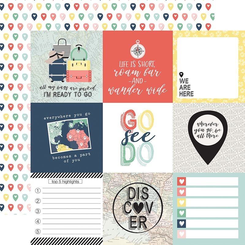 Echo Park Paper Pad - Away We Go - 5