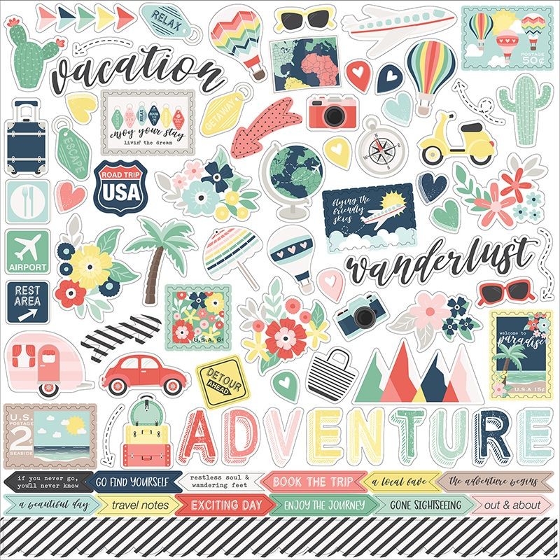 Echo Park Paper Pad - Away We Go - 10