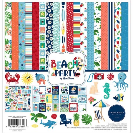 Carta Bella Paper Pad - Beach Party - 10