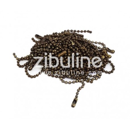 Zibuline - Catena a Sfere Bronzo Matt - 2