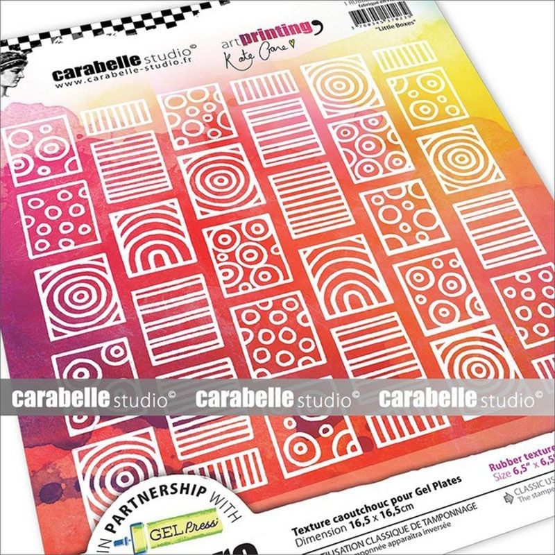 Carabelle Rubber Texture - Little Boxes - 1