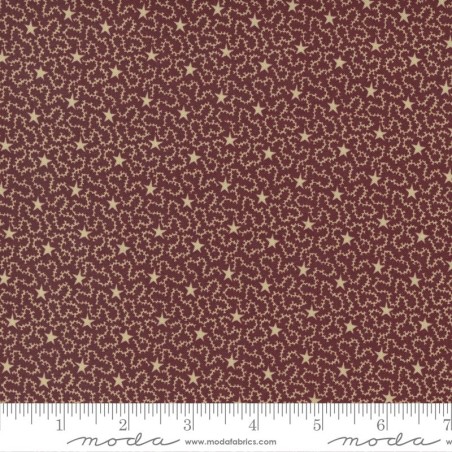Tessuto Moda Scrap Tan Red Star's Quilt - 1