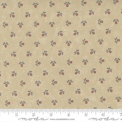 Tessuto Moda Fabrics Tan Flower - 1