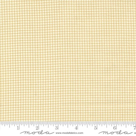 Tessuto Moda Fabrics Tan Squares - 1