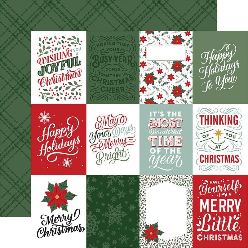 Echo Park Paper Pad - Christmas Salutation NO.2 - 1
