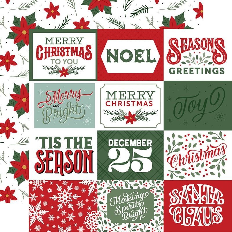 Echo Park Paper Pad - Christmas Salutation NO.2 - 3