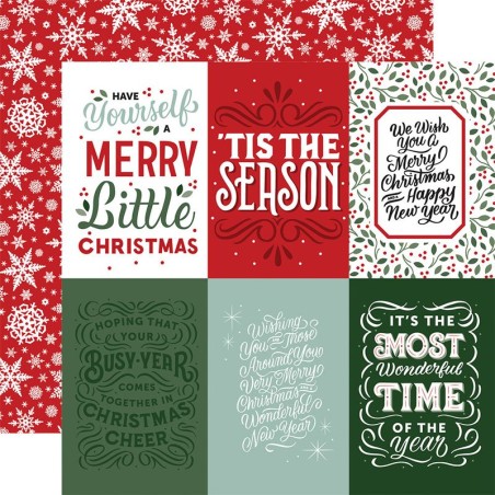 Echo Park Paper Pad - Christmas Salutation NO.2 - 6