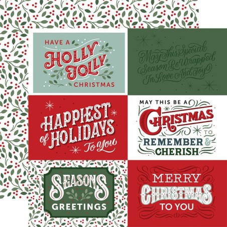 Echo Park Paper Pad - Christmas Salutation NO.2 - 7