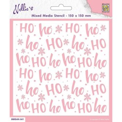 Nellie's Choice Stencil - Ho Ho Ho - 1