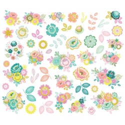 Simple Stories Die Cuts - Flea Market - 1 2