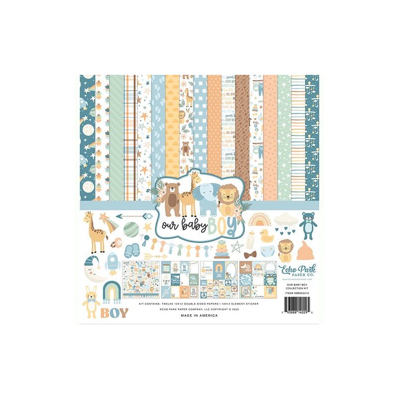 Echo Park Paper Pad - Our Baby Boy - 1
