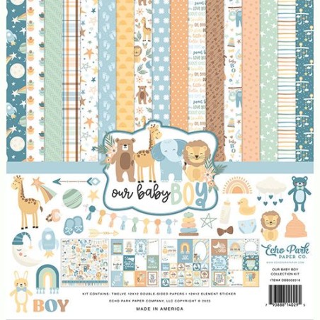 Echo Park Paper Pad - Our Baby Boy - 1