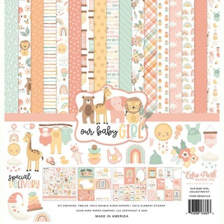 Echo Park Paper Pad - Our Baby Girl - 1